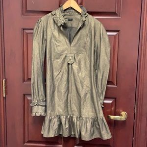 Dull gold kink dress